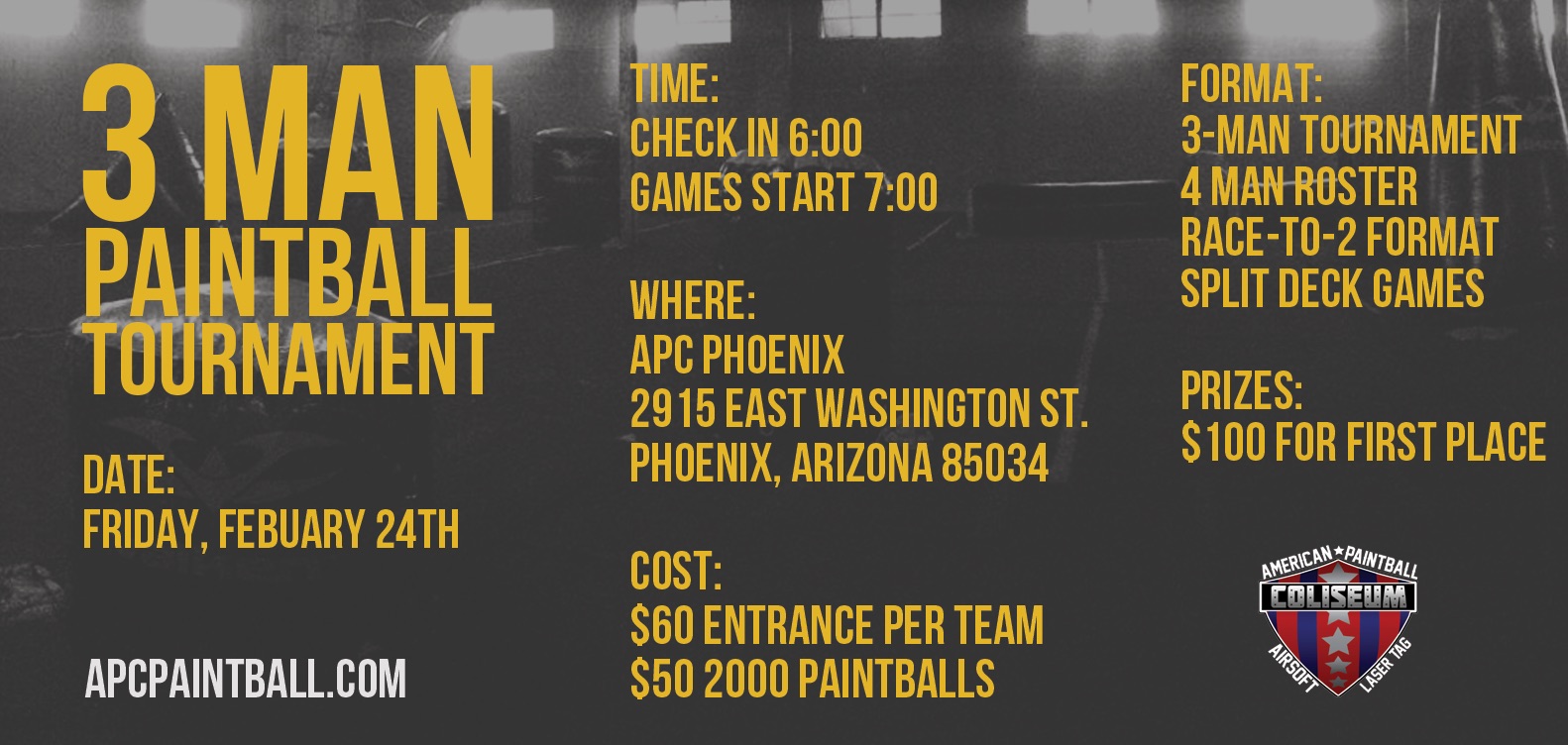 Phoenix Paintball Tournaments & Events
