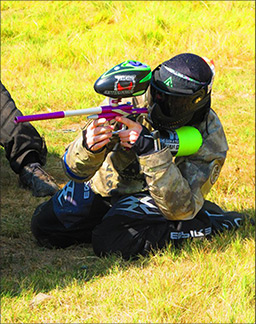 American Paintball Coliseum has an outdoor paintball field open year round.