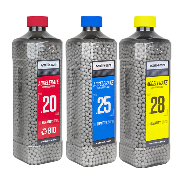 Marker Eclipse Etha Emek 100 Media 1 airsoft bbs in their most common weights