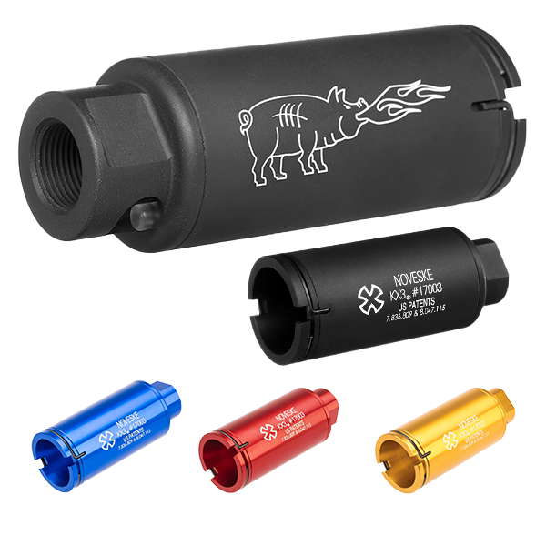 Marker Eclipse Etha Emek 100 Media 1 noveske airsoft tracer unit in black blue red and gold
